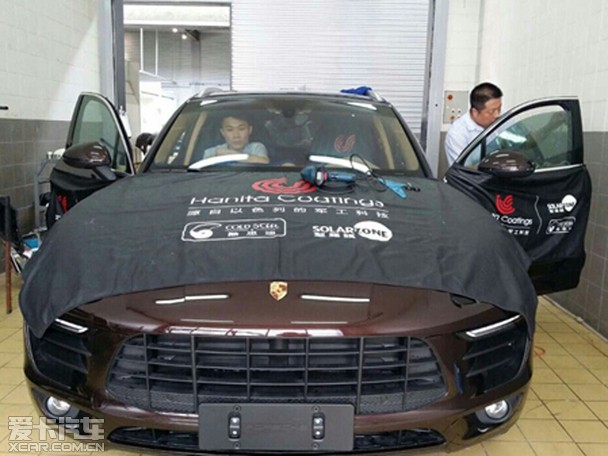 保时捷macan贴酷思迪特种窗膜 安全快感